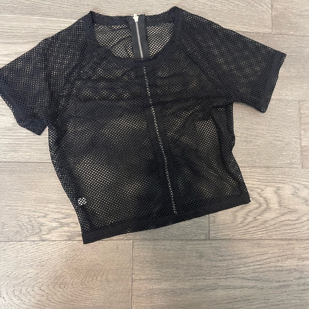 Mesh Net Crop Top - image 2